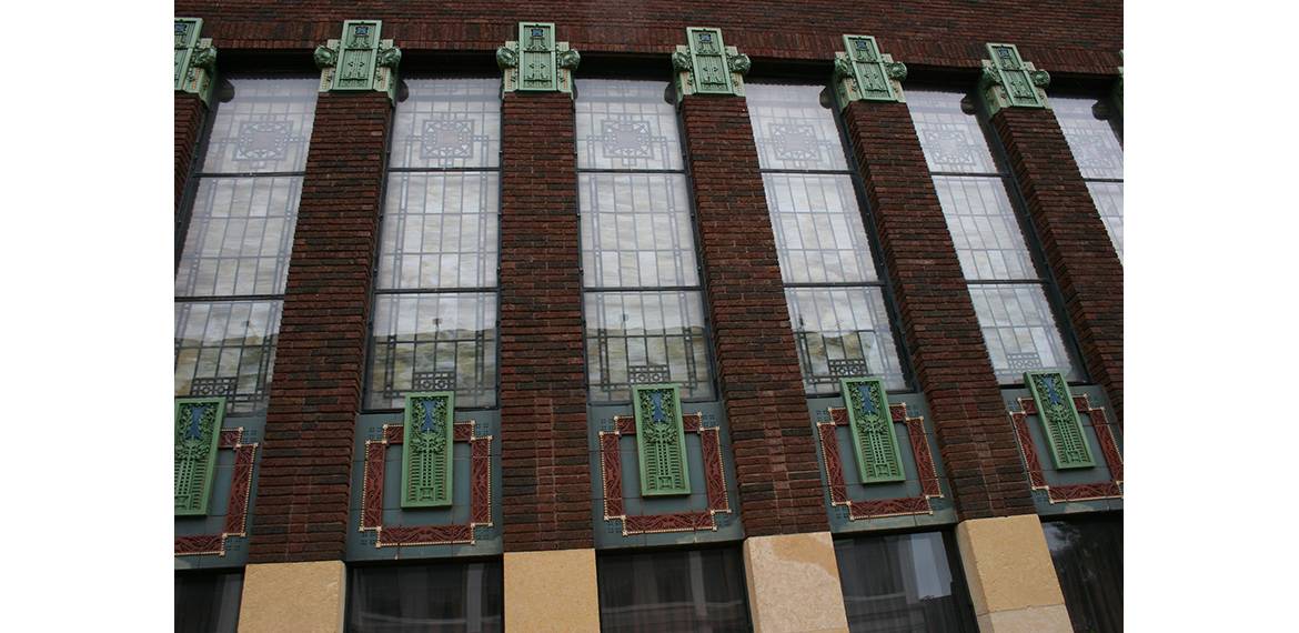 Photo: Historic Ellerbee Building Stained Glass