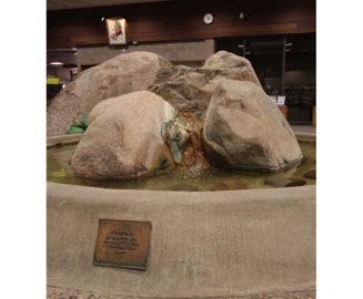 Photo: Blue Earth County Library Fountain