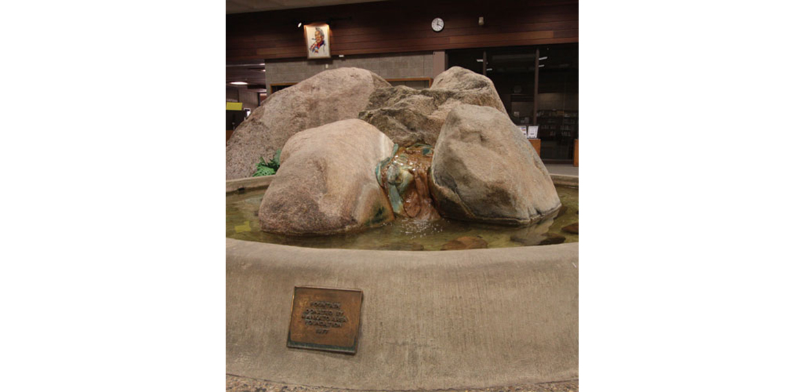 Photo: Blue Earth County Library Fountain