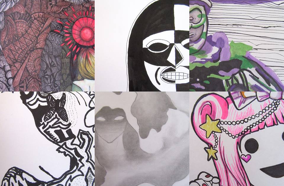 Works on Paper by MSU Art Students