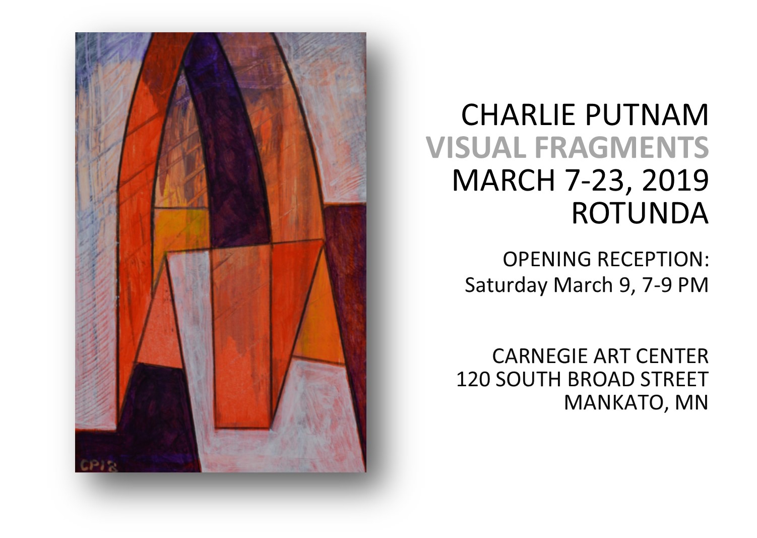 Exhibit - Charlie Putnam, Visual Fragments