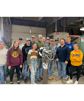 Photo: Janesville, Waldorf, Pemberton (JWP) Metal Sculpture Class